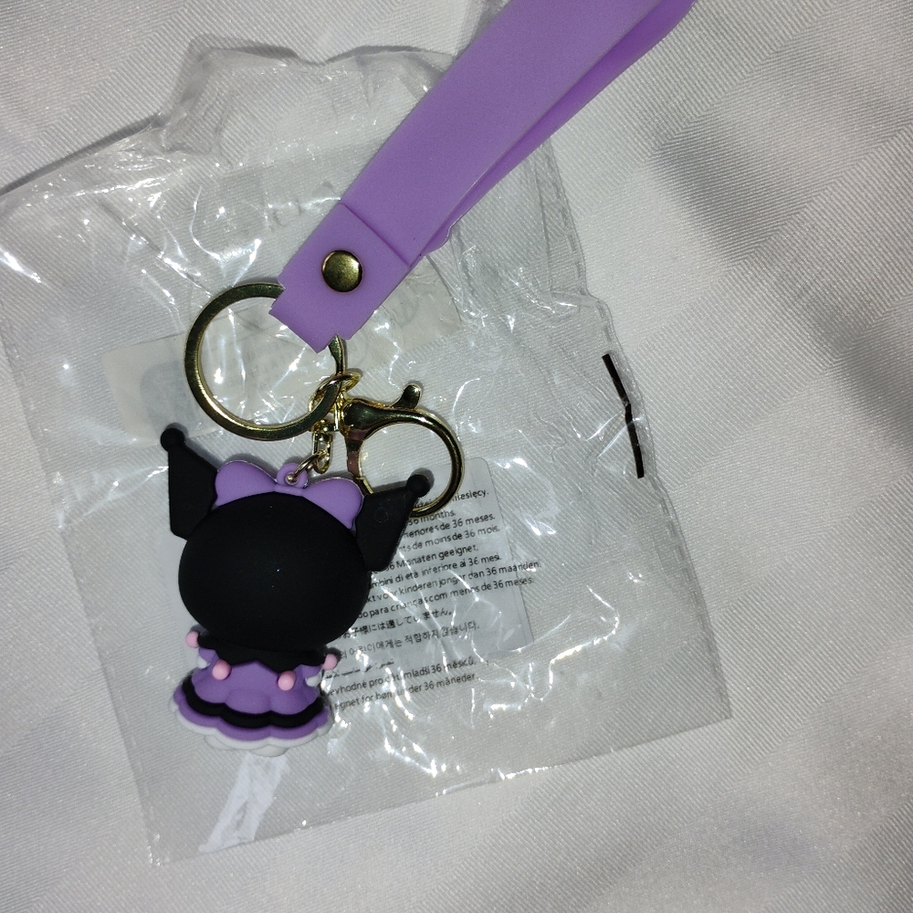 3@$21 deals, NWT Kuromi key chain & Wristlet - Picture 2 of 4
